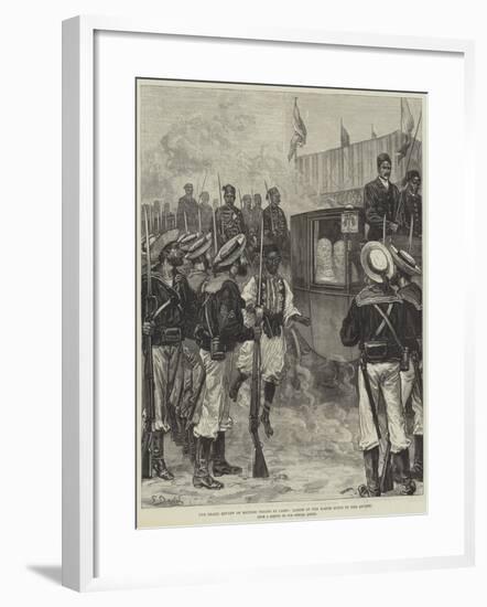 The Grand Review of British Troops at Cairo, Ladies of the Harem Going to the Review-Frank Dadd-Framed Giclee Print