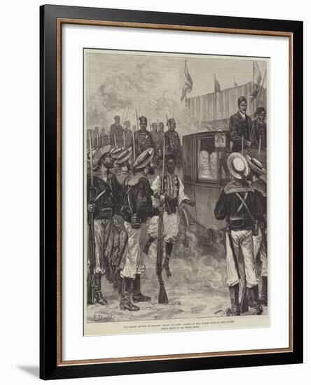 The Grand Review of British Troops at Cairo, Ladies of the Harem Going to the Review-Frank Dadd-Framed Giclee Print