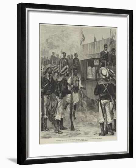 The Grand Review of British Troops at Cairo, Ladies of the Harem Going to the Review-Frank Dadd-Framed Giclee Print