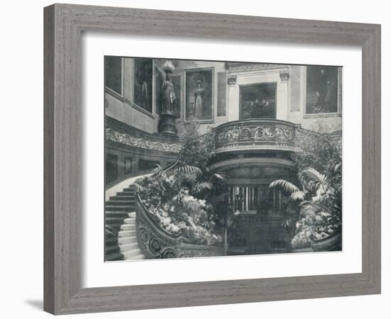 The Grand Staircase at Buckingham Palace, c1899, (1901)-HN King-Framed Photographic Print