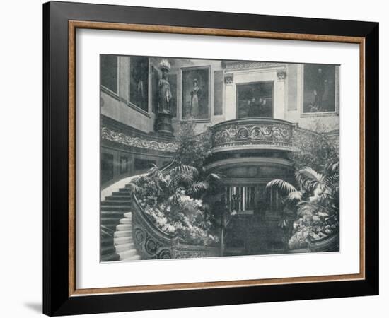 The Grand Staircase at Buckingham Palace, c1899, (1901)-HN King-Framed Photographic Print