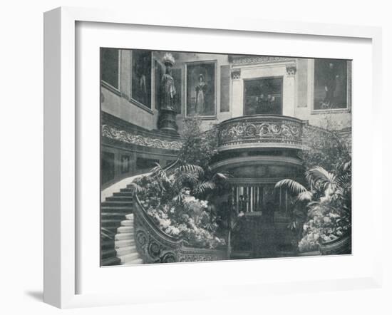 The Grand Staircase at Buckingham Palace, c1899, (1901)-HN King-Framed Photographic Print