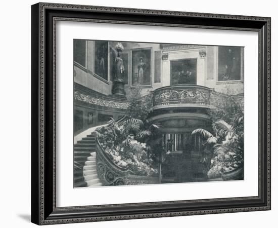 The Grand Staircase at Buckingham Palace, c1899, (1901)-HN King-Framed Photographic Print