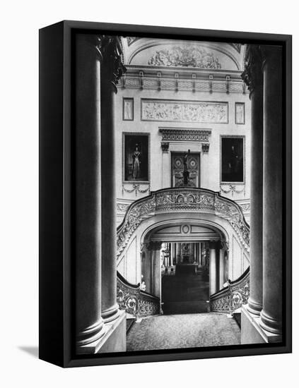 The Grand Staircase in Buckingham Palace, London, 1935-null-Framed Premier Image Canvas