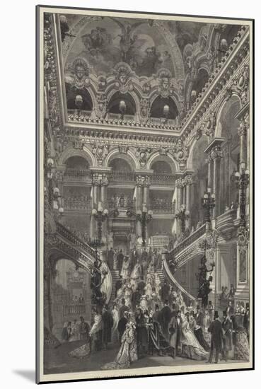 The Grand Staircase in the New Opera-House, Paris-null-Mounted Giclee Print