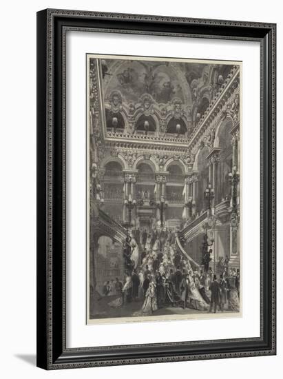 The Grand Staircase in the New Opera-House, Paris-null-Framed Giclee Print