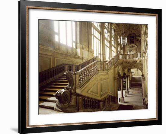 The Grand Staircase, Palazzo Madama-null-Framed Photographic Print