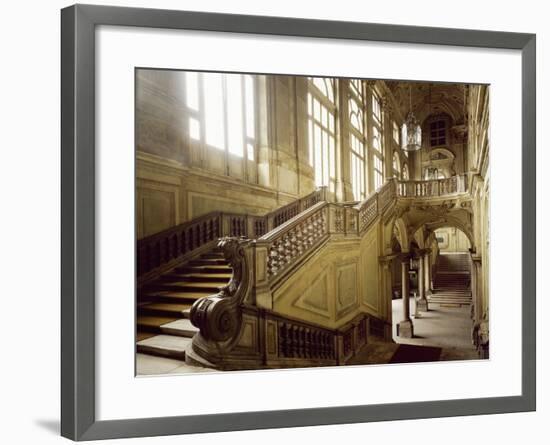 The Grand Staircase, Palazzo Madama-null-Framed Photographic Print