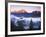 The Grand Tetons from the Snake River Overlook at Dawn, Grand Teton National Park, Wyoming, USA-Dennis Flaherty-Framed Photographic Print