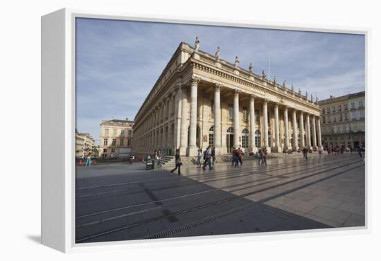 The Grand Theatre De Bordeaux, Bordeaux, Gironde, Aquitaine, France, Europe-Julian Elliott-Framed Premier Image Canvas