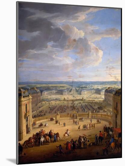 The Grande Écurie (Royal Stable) of the Château De Versailles-Jean-Baptiste Martin-Mounted Giclee Print