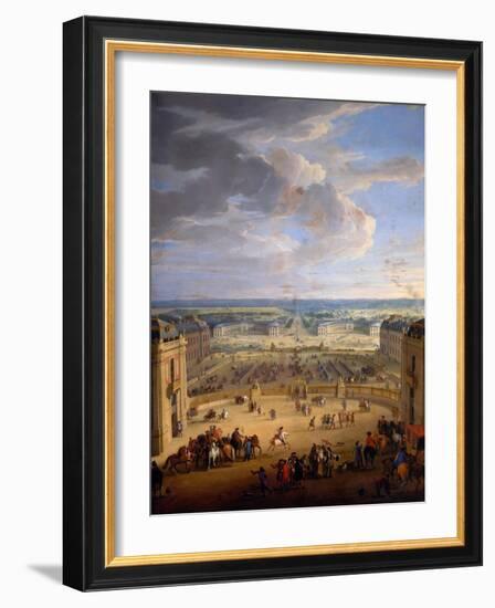 The Grande Écurie (Royal Stable) of the Château De Versailles-Jean-Baptiste Martin-Framed Giclee Print