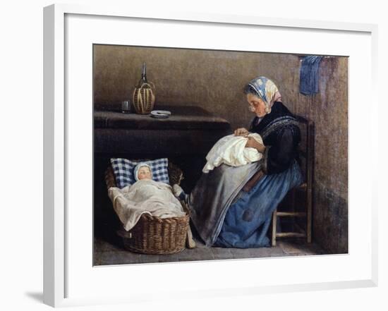 The Grandmother, 1865-Silvestro Lega-Framed Giclee Print