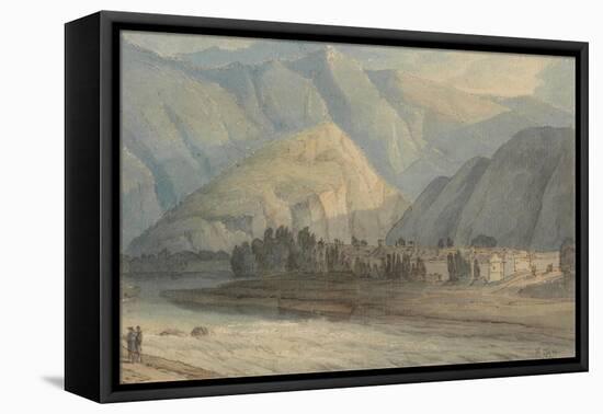 The Grange at the Head of the Keswick Lake, 1786 (W/C and Ink on Paper)-Francis Towne-Framed Premier Image Canvas