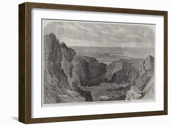 The Granite Quarry at Peterhead, Aberdeenshire-Samuel Read-Framed Giclee Print