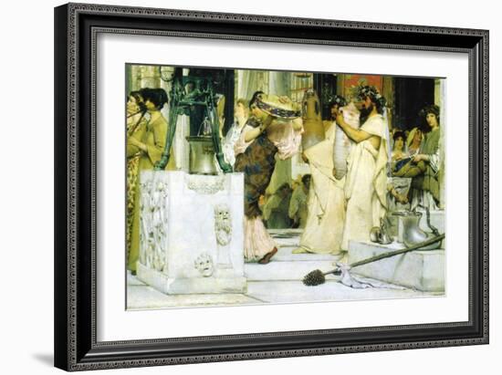 The Grape Harvest Festival, Detail-Sir Lawrence Alma-Tadema-Framed Art Print