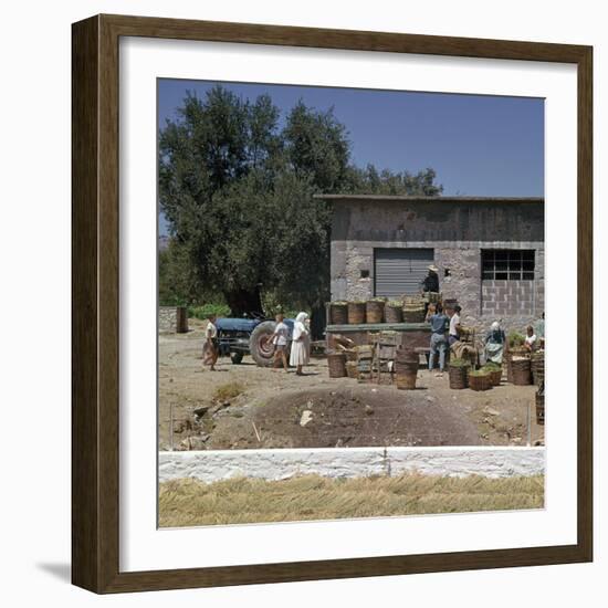 The Grape-Harvest in Rhodes-CM Dixon-Framed Photographic Print