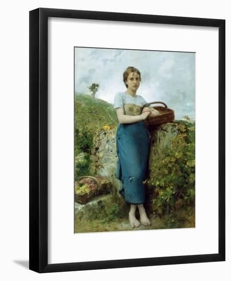 The Grape Picker. 1895-Leon Bazile Perrault-Framed Giclee Print