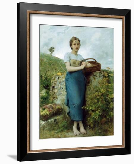 The Grape Picker. 1895-Leon Bazile Perrault-Framed Giclee Print