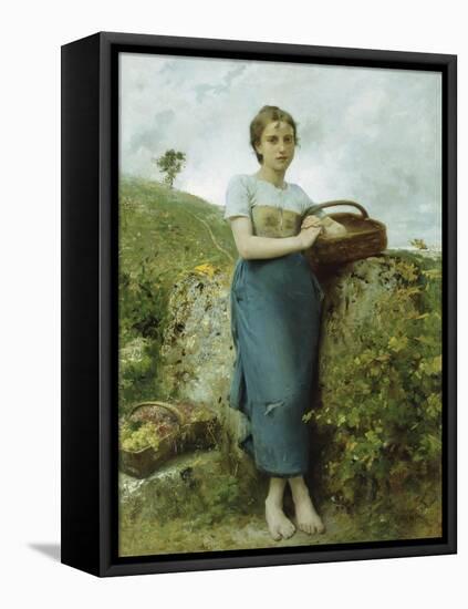 The Grape Picker, 1895-Leon Bazile Perrault-Framed Premier Image Canvas