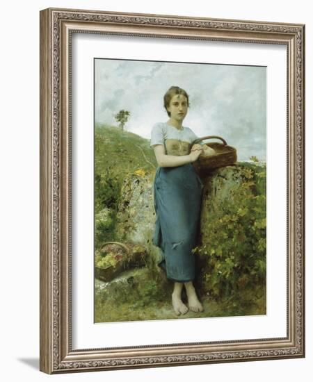 The Grape Picker, 1895-Leon Bazile Perrault-Framed Giclee Print