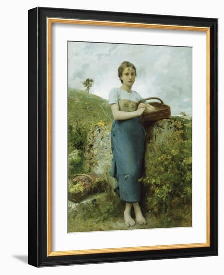 The Grape Picker, 1895-Leon Bazile Perrault-Framed Giclee Print