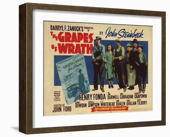 The Grapes of Wrath, 1940-null-Framed Art Print