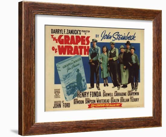 The Grapes of Wrath, 1940-null-Framed Art Print