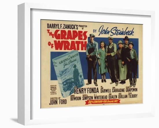 The Grapes of Wrath, 1940-null-Framed Art Print