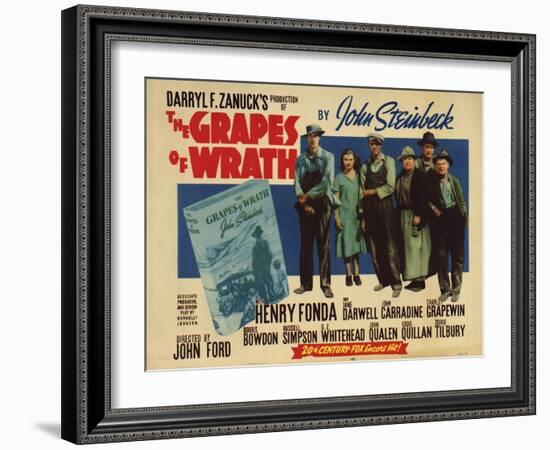 The Grapes of Wrath, 1940-null-Framed Art Print