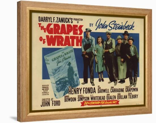 The Grapes of Wrath, 1940-null-Framed Stretched Canvas