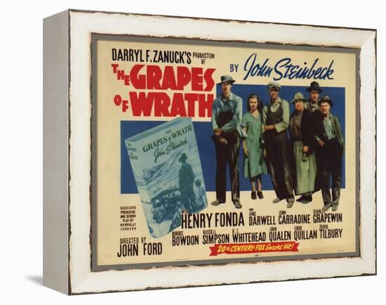 The Grapes of Wrath, 1940-null-Framed Stretched Canvas