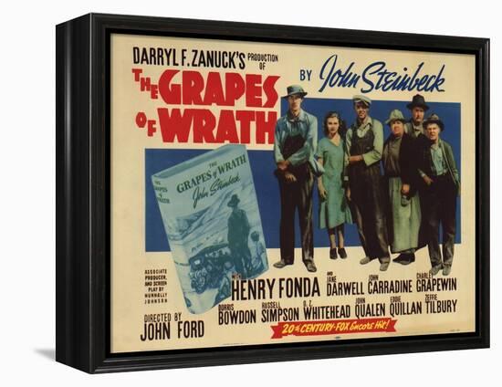 The Grapes of Wrath, 1940-null-Framed Stretched Canvas