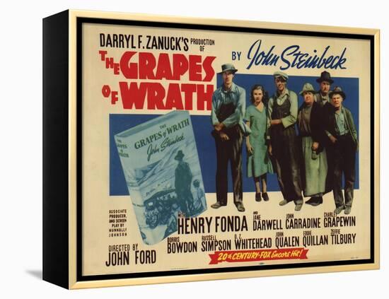 The Grapes of Wrath, 1940-null-Framed Stretched Canvas