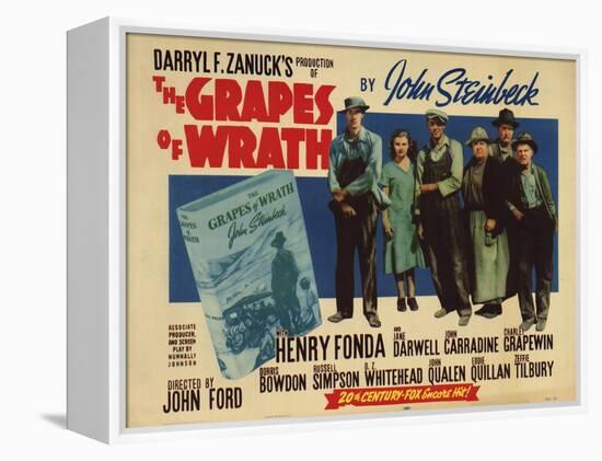 The Grapes of Wrath, 1940-null-Framed Stretched Canvas