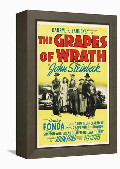 The Grapes of Wrath, 1940-null-Framed Stretched Canvas