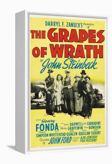 The Grapes of Wrath, 1940-null-Framed Stretched Canvas