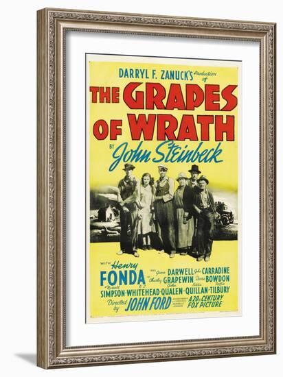 The Grapes of Wrath, 1940-null-Framed Art Print