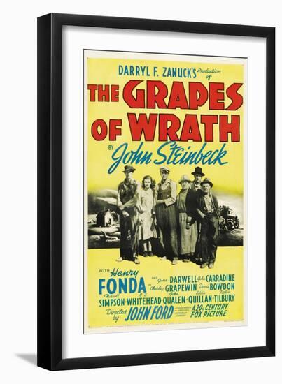 The Grapes of Wrath, 1940-null-Framed Art Print