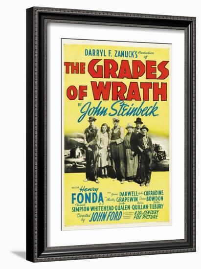 The Grapes of Wrath, 1940-null-Framed Art Print