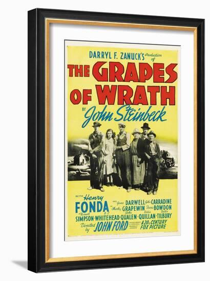 The Grapes of Wrath, 1940-null-Framed Art Print