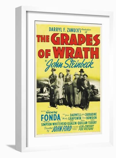 The Grapes of Wrath, 1940-null-Framed Premium Giclee Print