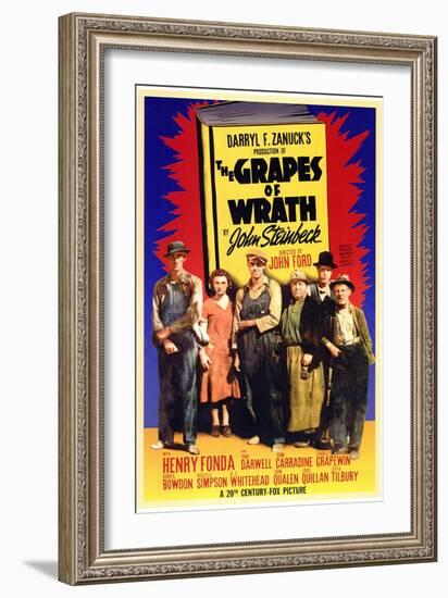 The Grapes of Wrath, 1940-null-Framed Art Print