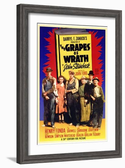 The Grapes of Wrath, 1940-null-Framed Art Print