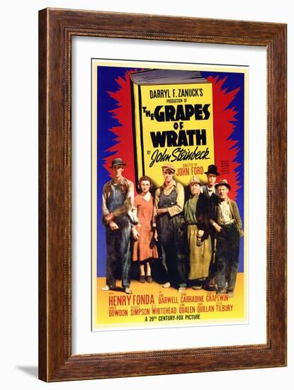 The Grapes of Wrath, 1940-null-Framed Art Print