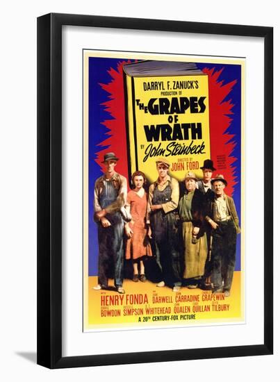 The Grapes of Wrath, 1940-null-Framed Art Print