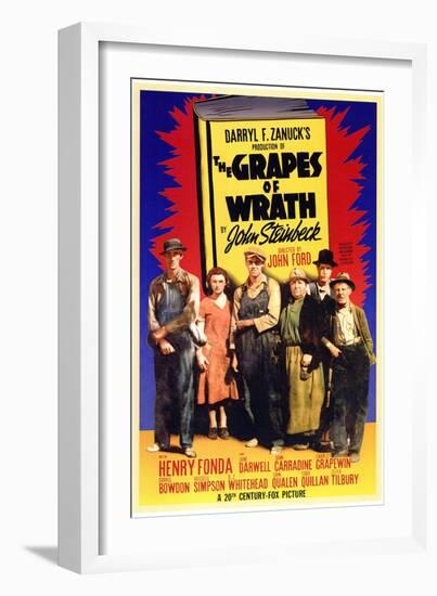 The Grapes of Wrath, 1940-null-Framed Art Print