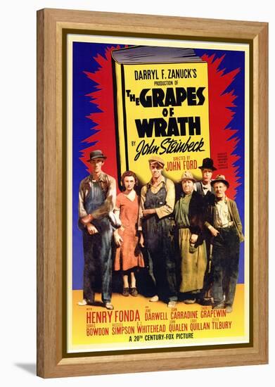 The Grapes of Wrath, 1940-null-Framed Stretched Canvas