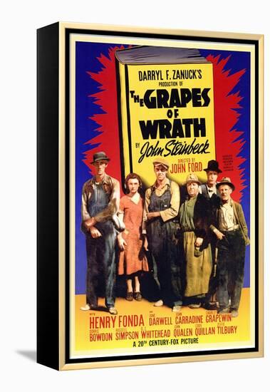 The Grapes of Wrath, 1940-null-Framed Stretched Canvas