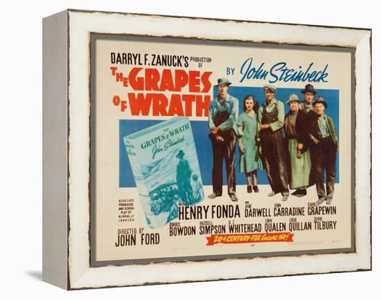 The Grapes of Wrath, 1940-null-Framed Premier Image Canvas